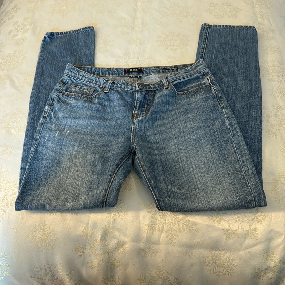 BDG Slim Stacked Distressed Jeans 28x33